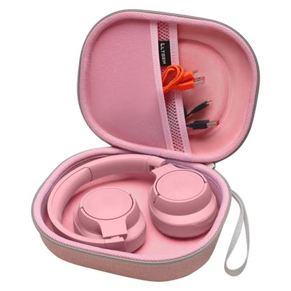 Case for JBL Tune 770NC/510BT/720BT/520BT/670NC/520C Headphones Pink | Hard Carrying Travel Case for JBL Live 770NC/670NC/680NC/780NC Headphones - color: Pink