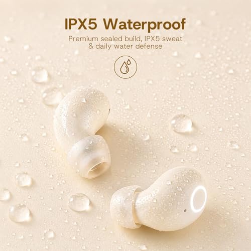 Xmenha Tiny Mini Invisible Earbuds Wireless Bluetooth Low Profile Micro Smallest Discreet Sleep Small Earbuds for Sleeping Small Ear Canals Invisible Ear Buds Mini Discreet Headphones - color: Charcoal