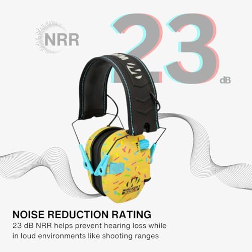 Walker's Razor Slim Electronic Earmuffs | Protective Case - color: Multicolour