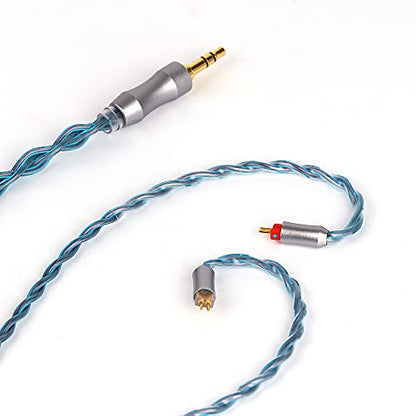 Linsoul Tripowin Altea Upgraded 6N OCC Litz 4 Cores HiFi Earphone Cable | 26 AWG High-Purity Monocrystalline Copper Wires for in Ear Earphone, 3.5mm, 2pin 0.78mm - size: Standard 2pin, style: 3.5mm