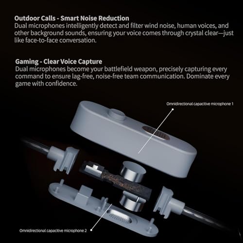 KZ Duonic in Ear Monitor, HiFi IEM Earbuds | 1DD+Triple-Magnet Planar Driver, 4 Tuning Switches with 12 Timbre, Bass Studio Headphones for Audiophiles, 3.5mm with Mic