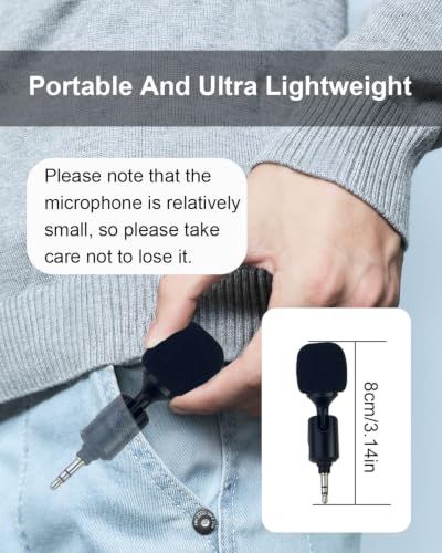 3.5mm Mini 3 Pole Omnidirectional Mic for DJI Mic 1/2
