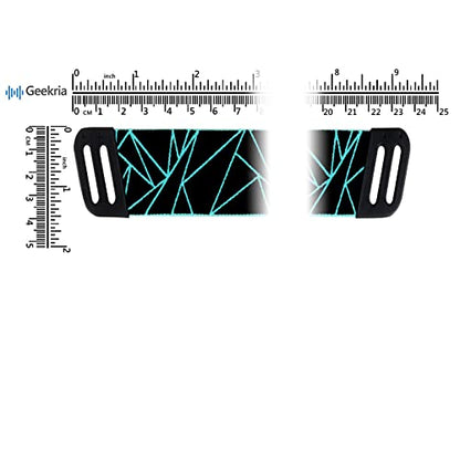 Geekria Mesh Fabric Headband Pad Compatible with Logitech G733, G335, G535 Headphones, Replacement Band Repair Part (Black/Mint Green) - color: Black / Mint Green