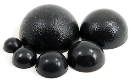 1.25" Dia Sorbothane Hemisphere Rubber Bumper Non-Skid Feet with Adhesive (8, 70 Duro) - size: 70 Duro