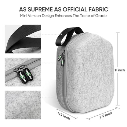 sarlar Hard Carrying Case Compatible with Meta Quest 3S/Quest 3/Oculus Quest 2/Vision Pro Official Original/Elite Strap VR Headset and Controller Accessories, Suitable for Travel and Home Storage - size: S/For Official Original & Elite Strap