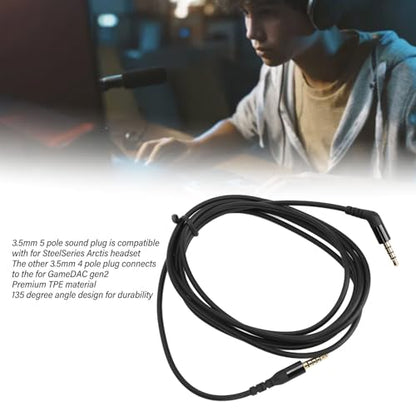 Replacement Headphone Cable for Nova 7 Nova Pro, 6.6ft