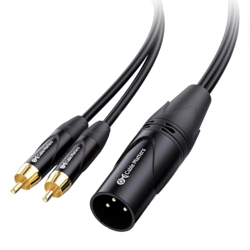 Cable Matters Dual RCA to XLR Stereo Audio Splitter Cable, 6ft - size: 6 Feet