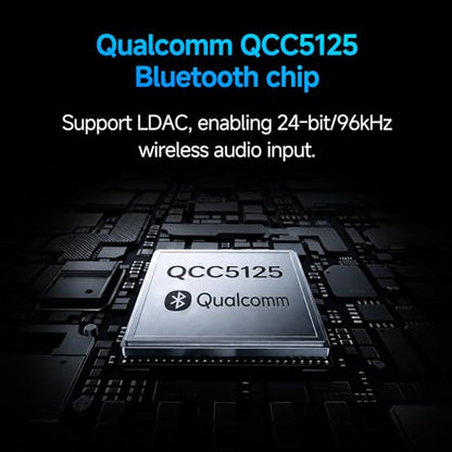 DAC-A8 ‌II HiFi DAC,Headphone Amplifier,Dual ES9039PRO,DSD512 32Bit/768kHz,MQA,Dual Femtosecond Clocks,Coaxial,Optical,HDMI-IIS,Bluetooth 5.4,RAC,XLR,Airplay2