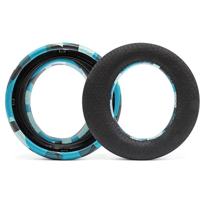 WC Freeze Pulse Elite - Cooling Gel Earpads for PS5 Pulse Elite | Made by Wicked Cushions | Thicker Cushion & Wider Opening | Cyan Prism - color: Cyan Prism