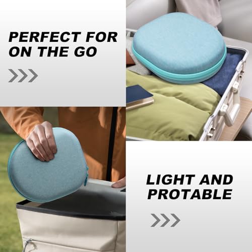 Headphone Case, Large Headphones Case Mint | Compatible with JBL, Soundcore, Sony WH-CH520/WH-CH720N, BERIBES, KVIDIO, TOZO HT3/HT2, Picun Headphone, Big Headphone Case - color: Outer Mint Green+ Inner Light Blue