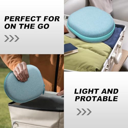 Headphone Case, Large Headphones Case Mint | Compatible with JBL, Soundcore, Sony WH-CH520/WH-CH720N, BERIBES, KVIDIO, TOZO HT3/HT2, Picun Headphone, Big Headphone Case - color: Outer Mint Green+ Inner Light Blue
