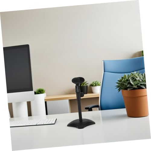 Adjustable Mic Stand for Desk round Base, Stable Abs and Iron Construction, Compact Desktop Mic Holder Suitable for Microphones in Meetings and Lectures