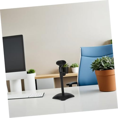 Adjustable Mic Stand for Desk round Base, Stable Abs and Iron Construction, Compact Desktop Mic Holder Suitable for Microphones in Meetings and Lectures