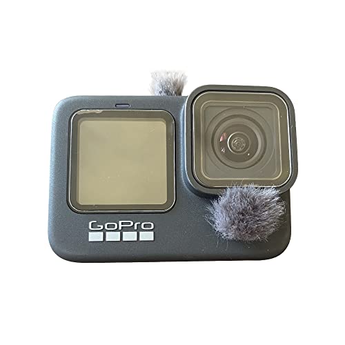 Camera Mic Wind Muff For Go Pro Hero 9 10 Dead Cat Windscreen Microphone Cover For Series Of Go Pro Hero (Grey) - color: Grey
