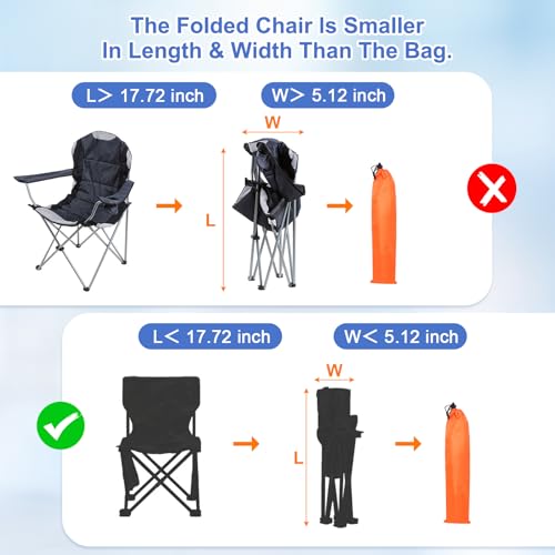 2 Pcs 18 x 5 Inch Tripod Monopod Case Bag, Oxford Cloth Foldable Tripod Carrying Case Bag with Drawstring, Fits Speaker/Light Stand/Studio/Outdoor/Travel/Camping, Orange - size: 18x5 Inch