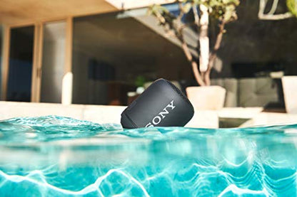 Sony SRS-XB12 Mini Bluetooth Speaker Loud Extra Bass Portable Wireless Speaker with Bluetooth -Loud Audio for Phone Calls- Small Waterproof and Dustproof Travel Music Speakers Black SRS-XB12/B