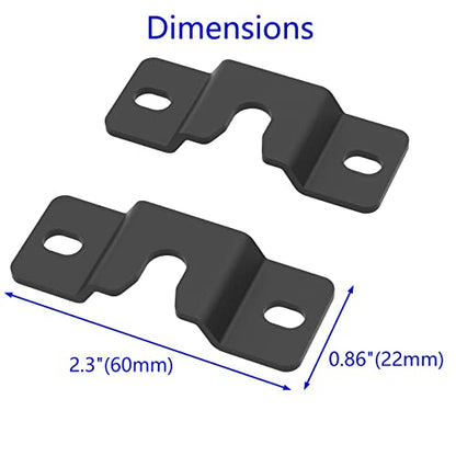 Satellite Speaker Mount, Compatible with Vizio, Sony, Klipsch, Panasonic, Samsung, and More, Fits Up to 9lbs, Black Powdercoated Steel, 15 Minute Install