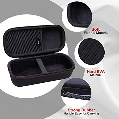 LTGEM Hard Case Compatible with Bose SoundLink Flex 2nd Gen/SoundLink Flex Bluetooth Portable Speaker,Black (Case Only) | Hard Carrying Travel Case for Bose SoundLink Flex 2nd Gen Bluetooth Portable Speaker - color: Black