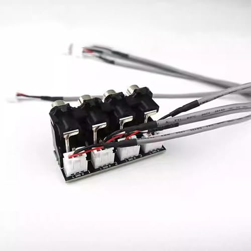 Signal Switch Board Audio Input Source Selector Switching RCA Stereo Source DIY Assembled Board Compact Design Rotary Knob Suitable for