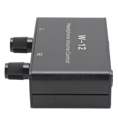 Bewinner 3.5mm 6.35mm Stereo Volume Controller, Stereo Audio Volume Attenuator, 1/4 Inch 1/8 Inch Mini Inline Headphone Attenuator Vol Control Knob