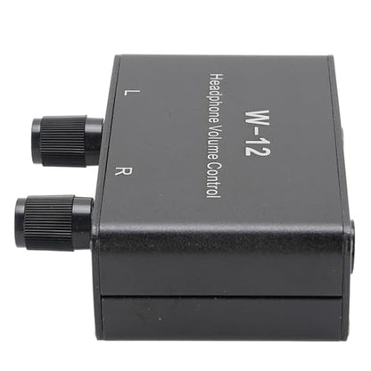 Bewinner 3.5mm 6.35mm Stereo Volume Controller, Stereo Audio Volume Attenuator, 1/4 Inch 1/8 Inch Mini Inline Headphone Attenuator Vol Control Knob