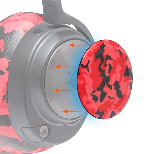 WC Side Plates for Arctis Nova Pro Wireless, Pro Wired & Nova Elite | Made by Wicked Cushions | Also fits Nova Pro Omni, 7, 7X & 7P | Red Camo - color: Red Camo