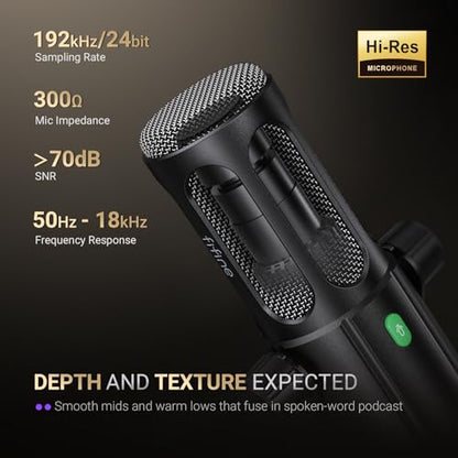 FIFINE AmpliTank TANK6 USB/XLR Dynamic Podcast Microphone for Vocal - size: TANK6