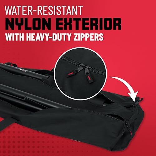 Gator Cases Dual Compartment Stand Carry Bag with 50" Interior; Holds Speaker, Microphone or Lighting Stands (GPA-SPKSTDBG-50DLX) - size: 50" Long - Dual Compartment