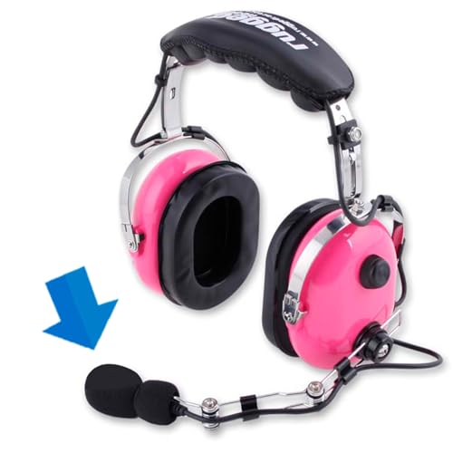 LEFXMOPHY Pop Filter for Rugged Radio Headset Mic Foam 3-Pack Microphone Windscreen