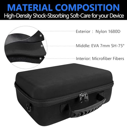 Musiin Audio Interface Case Compatible with Universal Audio Apollo x4 Gen 2 | Essentials with Strap UA Apollo x4 Heritage Edition daily protection