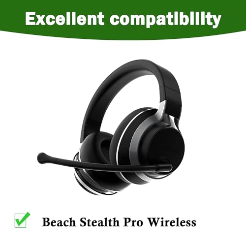 Stealth Pro Headset Replacement earpads Compatible with Turtle Beach Stealth Pro Wireless Gaming Headset Ear Cushions with Cooling Gel