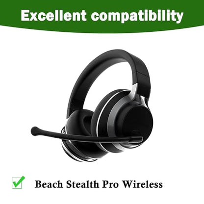 Stealth Pro Headset Replacement earpads Compatible with Turtle Beach Stealth Pro Wireless Gaming Headset Ear Cushions with Cooling Gel