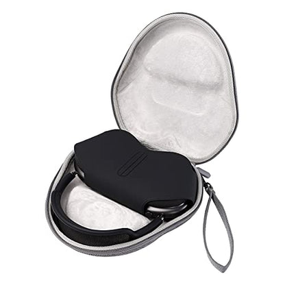 Storage Bag for Airpods Max Wireless Headset - Travel Carrying Case Waterproof EVA Headphone Protective Cover Box Hand Strap Design