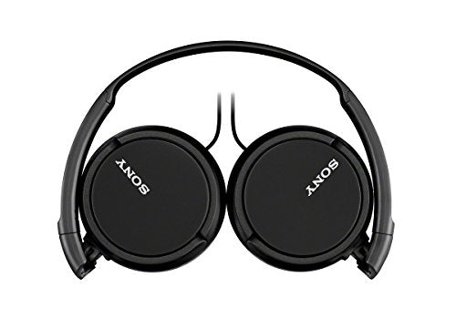 Sony ZX Series Wired On-Ear Headphones with Mic, Black MDR-ZX110AP - color: Black, style: With Mic