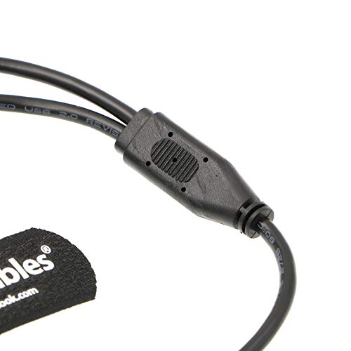 Alvin's Cables Two XLR 3 Pin Female to 5 Pin Male Right Angle Audio Input Cable for Arri Alexa Mini - color: Right Angle 5pin