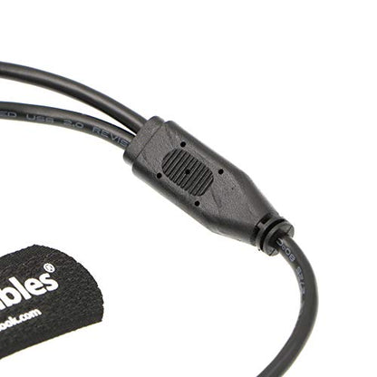 Alvin's Cables Two XLR 3 Pin Female to 5 Pin Male Right Angle Audio Input Cable for Arri Alexa Mini - color: Right Angle 5pin