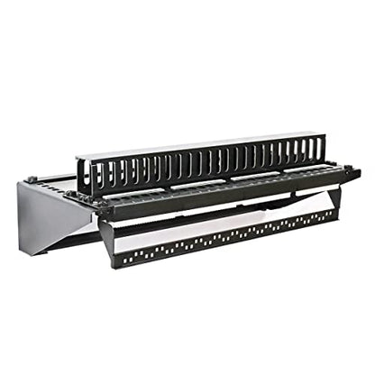 AEONS 4U 19-Inch Foldable Vertical & Horizontal Wall Mount Bracket Server Rack for Computer Network IT Studio Equipment Low-Profile Wallmount Black - style: 4U-LW
