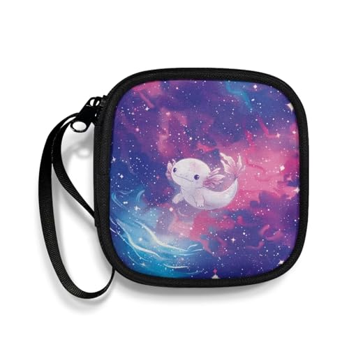 Earbud Case Earphone Travel Case Holder Headphone Small Zipper Pouch Compatible with Flash Drive, SD Cards, USB Charger Cable - Newt - color: Newt