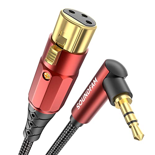 3.5mm to XLR Female Microphone Cable 16 Feet - color: XLR Female e to 3.5MM, size: 16 Feet