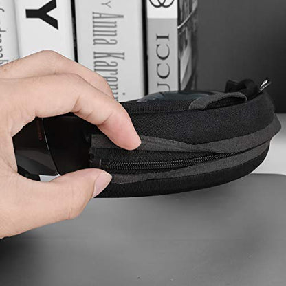 QC35 Headband Cover for ATH-M50X, Beats Solo 3, Astro a10s, Soundlink AE II Universal Replacement Head Band Protector with Zipper, Headband Cover Cushion Protector Pad for Headphones (Large, Black) - size: Max for 1-8/9''W cushion pad