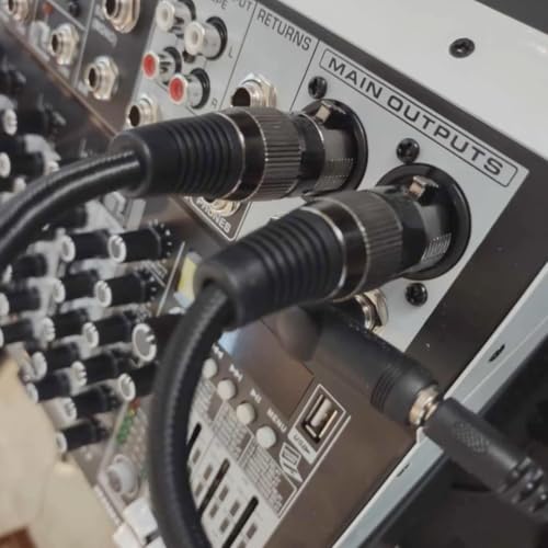 5 Pin XLR Connector, XLR Microphone Cable, Balanced Male to Female Connections for Microphone and Audio Interface (3 Meter/10Ft)