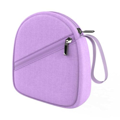 Headphone Case Compatible with JBL/Beats/Sony/BERIBES/SoundCore/TOZO/KVIDIO/JLab/Bose, Ultra-Thin Headphone Bag Travel Carrying Universal, Purple - color: Purple