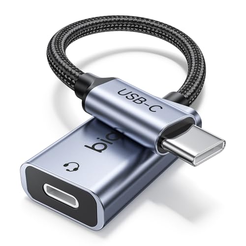 USB C to Lightning Audio Adapter, USB Type C Male to Lightning Female Headphone Converter, Compatible with iPhone 16/15 Full Series, iPad Pro, iPad Air 6/5/4,MacBook (usb c to lightning adapter) - size: usb c to lightning adapter