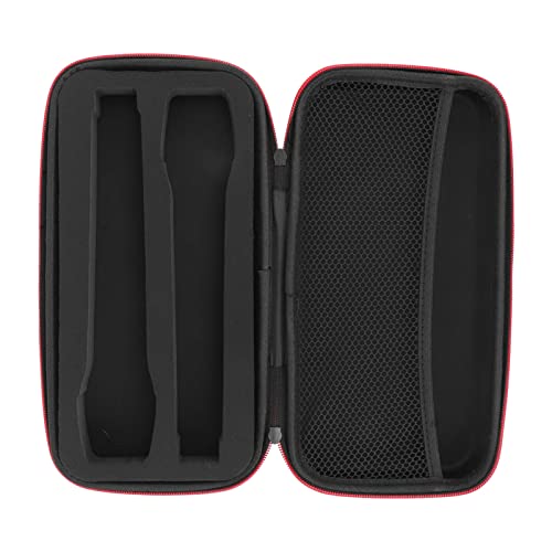 Asixxsix Microphone Case, Microphone Storage Box Case, Anti Compression, Anti Shock And Anti Fall Carry Bag for Travel Outdoor, Sponge Filling, Large Capacity, Case Only