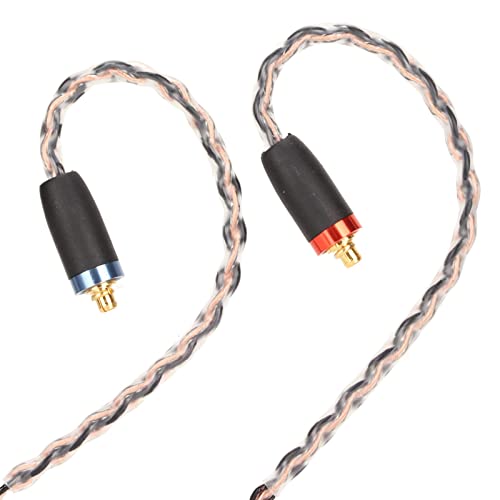 Keenso MMCX 3.5mm Earphone Cable OFC 8 Core Replacement Headphone Wire for, Low Loss Audio Cable for Exercise Enthusiasts