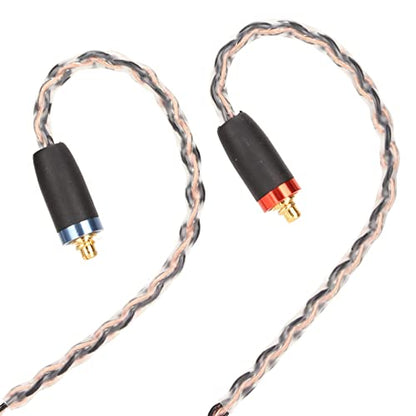 Keenso MMCX 3.5mm Earphone Cable OFC 8 Core Replacement Headphone Wire for, Low Loss Audio Cable for Exercise Enthusiasts