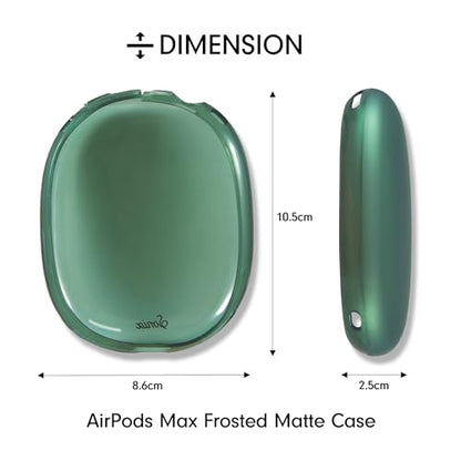 Sonix Protective Case for AirPods Max 2 & 1 | Headphones Cover | Frosted Matte Series | Frosted Matte Forest Green - color: Frosted Matte Green
