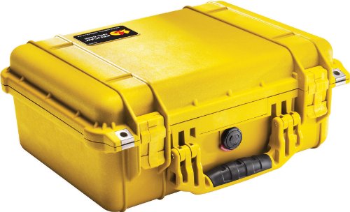 Pelican 1450 Case With Foam (Yellow) - color: Yellow, style: With Foam
