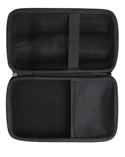 Hard Carrying Case Compatible with JBL Wireless Two Microphone System,Storage JBL Mic, Receiver, Adapter, AA Batteries-Black (Box Only)