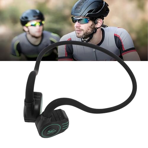 XUMIUZIY Bone Conduction Headphones, Open Ear Blue Tooth Sport Headphones with Microphone, 12H Playtime, Built in 32GB Storage, IPX8 Water Proof Wire Less Earphones for Workouts, Diving